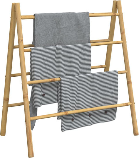 vidaXL Leiter Badezimmer Doppel Wandmontage ​100x100cm Braun