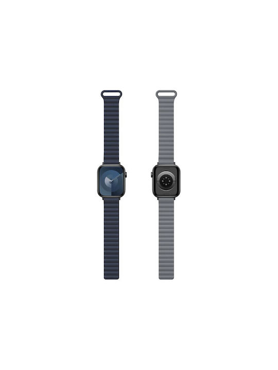 Laut Кайшка Тъмносин За Apple Watch 44/45/46mm/Ultra 49mm