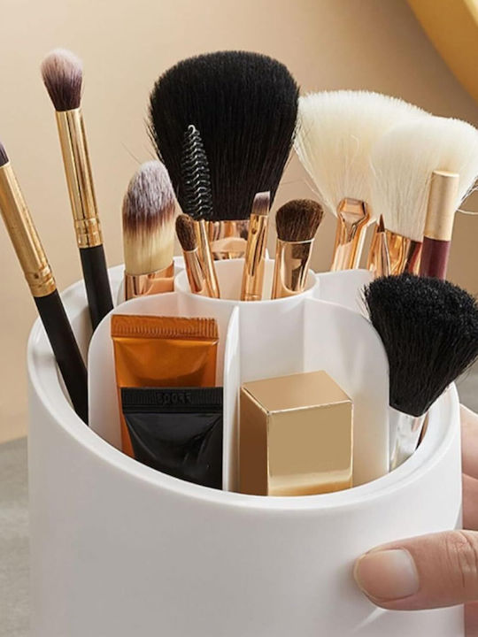 Cosmetics Organization Box With White Dividers