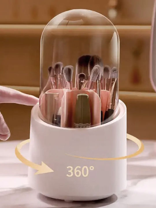 Cosmetics Organization Box With White Dividers