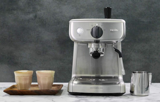 Breville Automatic Espresso Machine 1450W Pressure 15bar Silver VCF125X