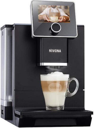 Nivona CafeRomatica 960 Αυτόματη Μηχανή Espresso 1465W Πίεσης 15bar για Cappuccino με Μύλο Άλεσης Μαύρη