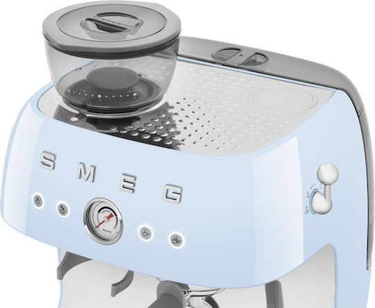 Smeg Automat de Espresso 1650W Presiune 20bar Albastră EGF03PBEU
