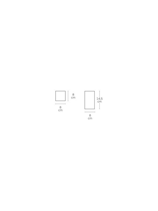 VK Lighting Lamp Wall White