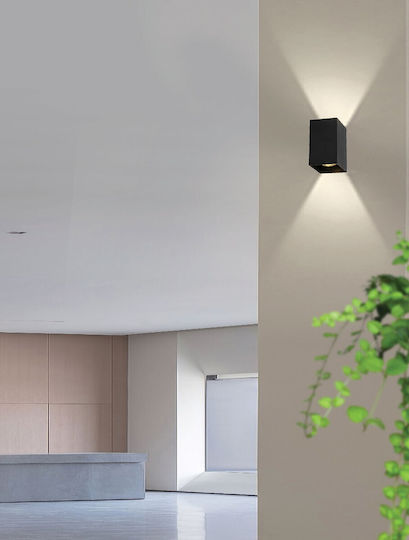 VK Lighting Leuchte Wand mit Fassung GU10 Weiß