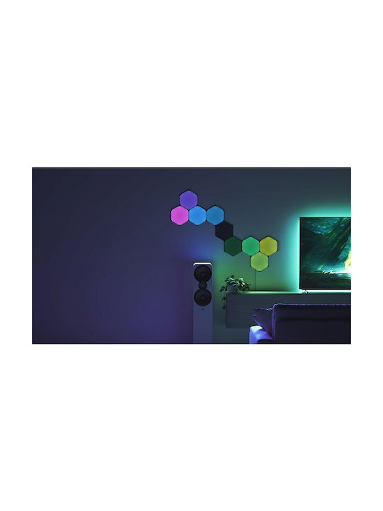 Nanoleaf Shapes Bluetooth/WiFi Dekorative Lampe Sechseck Schwarz 3Stück