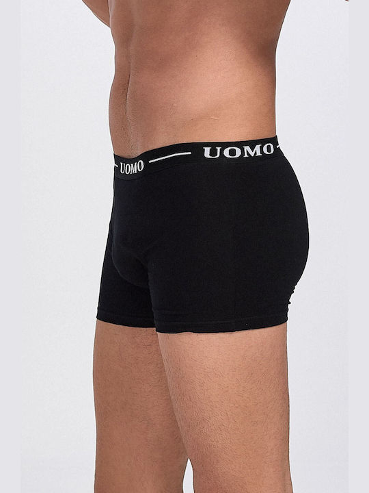 Uomo 1012 Men's Boxers Black Navy Blue Anthracite 12Pack