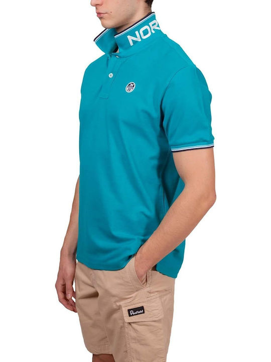 North Sails Herren Kurzarmshirt Polo Blue