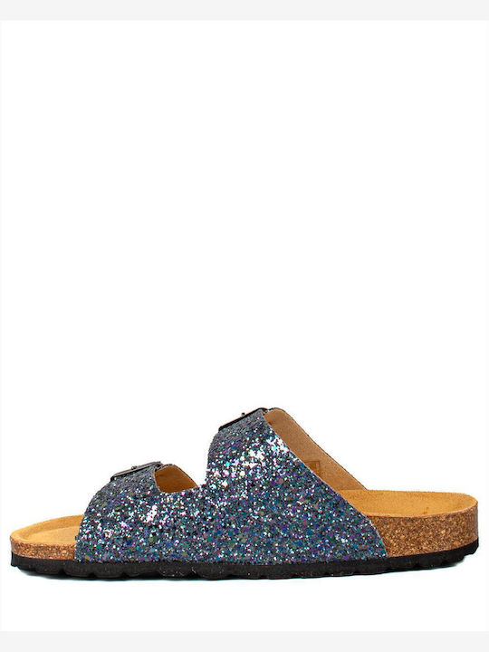 Oak & Hyde Women's Flat Sandals Anatomic in Blue Color