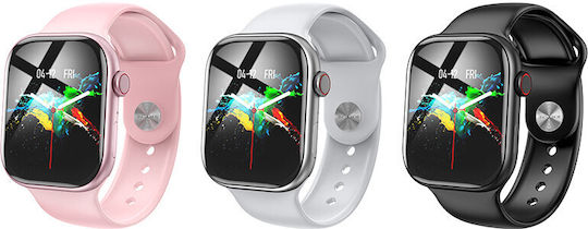 Borofone BD6 Smartwatch με Παλμογράφο (Ροζ)