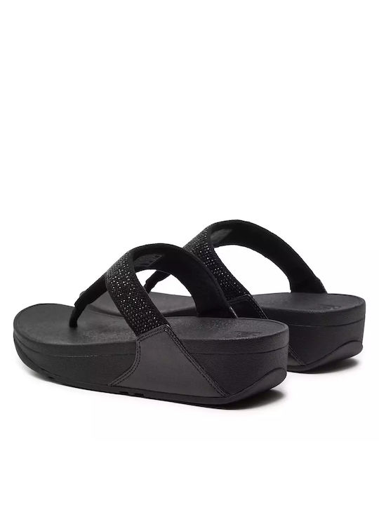 Flip Flop Women's Flat Sandals in Black Color