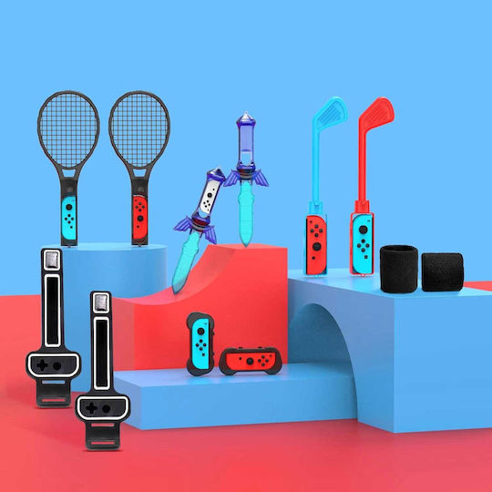 Brhe Sports Accessories Pack Switch 12 in 1 Sports Games Accessories Set Family Party Pack 2023 Nintendo Switch & Oled