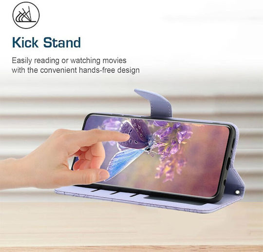 Butterfly Wallet Μωβ (Honor 200 Lite 5G)