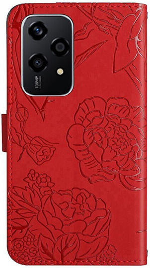 Butterfly Wallet Roșu (Honor 200 Lite 5G)