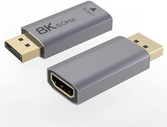 PremiumCord Convertor DisplayPort masculin în HDMI feminin Auriu 1buc 4K/144Hz