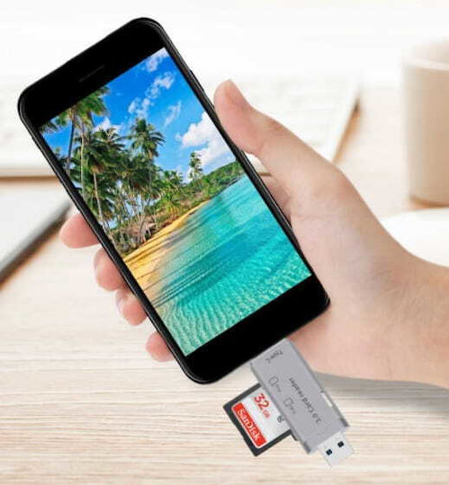 Zenwire Card Reader USB 3.0 Type-C for /S/D/ /m/i/c/r/o/S/D/ / / / /