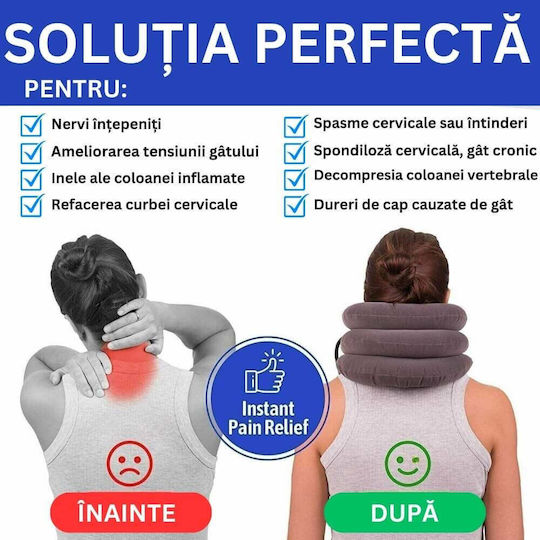 Pernă de masaj pentru gât, spate & corp Albastru