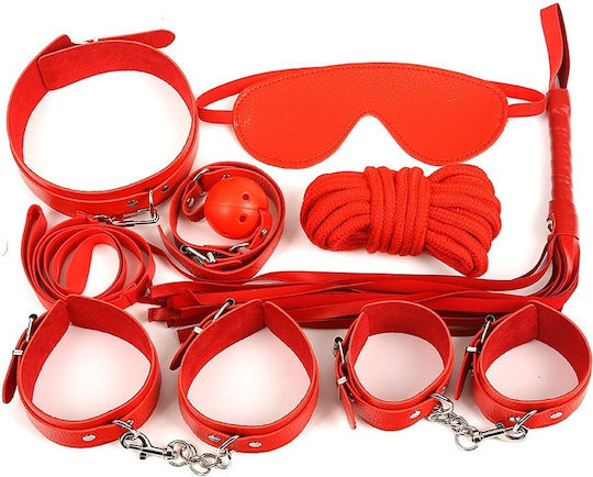 Guilty Toys BDSM Kit in Rot Farbe 7Stück