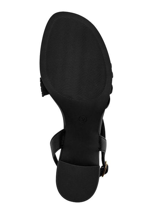Leather Sandals Black