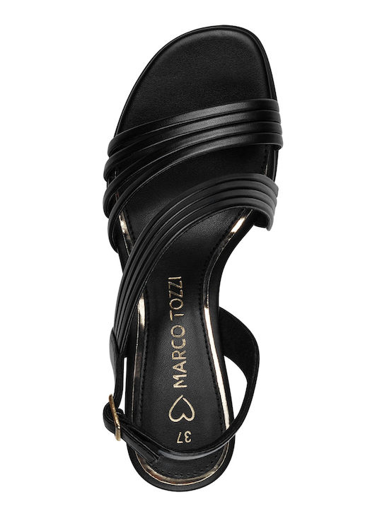 Leather Sandals Black