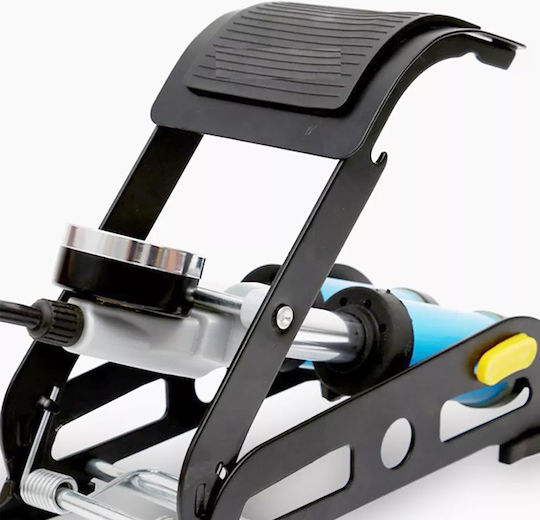 M052 Fahrradpumpe Luftpumpe Fuß mit Manometer