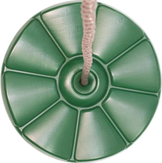 Κούνια Disc Agățată Plastică 29x29cm pentru 2+ Ani Verde