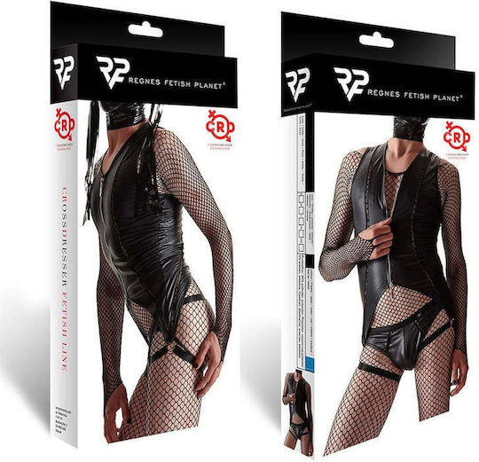 Boss Of Toys Regnes Sexy Ανδρικό Body Μαύρο