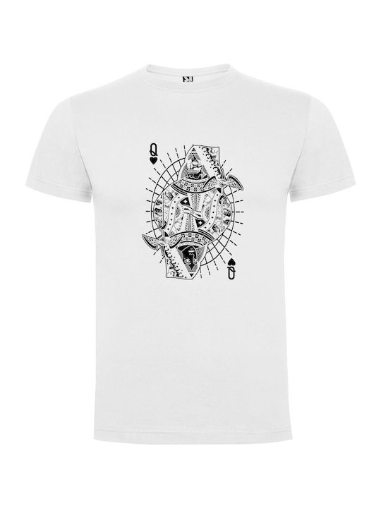 iLovePrints Occult Queen's Ink T-shirt White