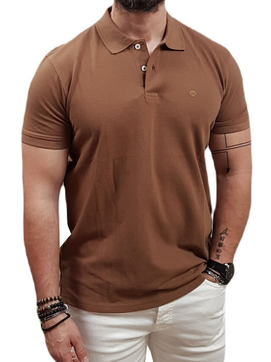 Marcus T-shirt Cinnamon - Brown