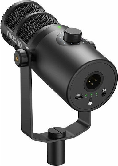 Maono PD400X Δυναμικό Микрофон XLR Шоково монтиран в Черен Цвят