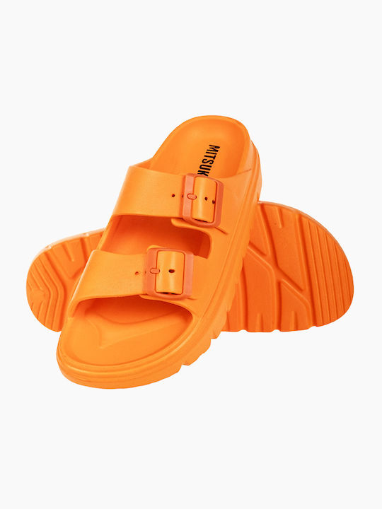 Mitsuko Frauen Flip Flops in Orange Farbe