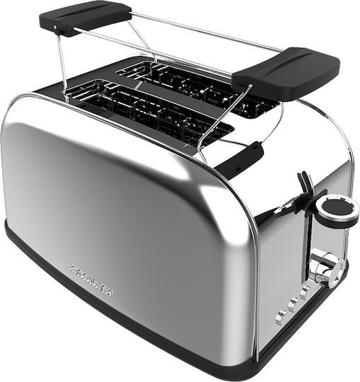 Cecotec Toastin Time 850 Prăjitor de pâine 2 sloturi 850W Inox