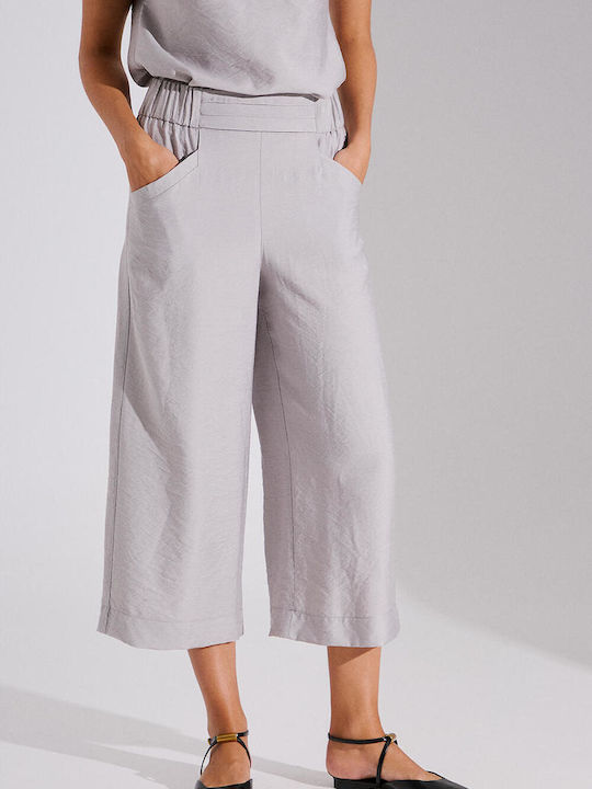 Bill Cost Femei Pantaloni culottes cu elastic Grey