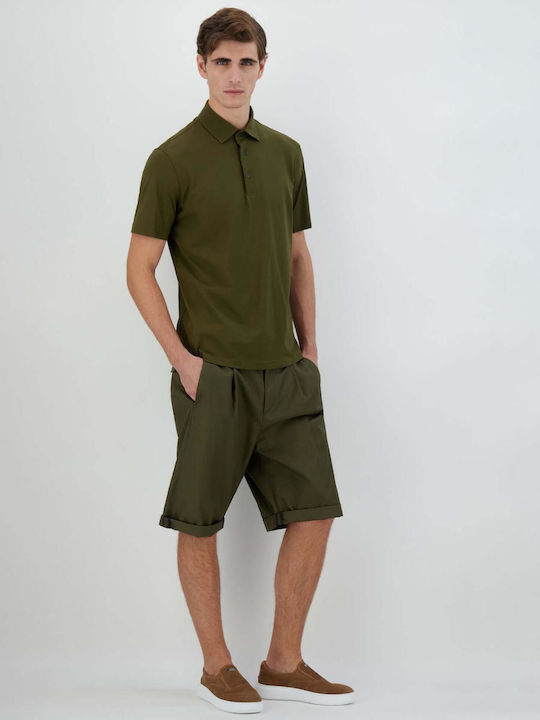 Polo Short Sleeve Sweater Khaki