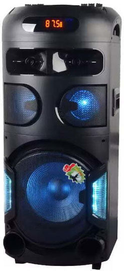 Bluetooth-Lautsprecher 130W mit Radio Schwarz MT-1209
