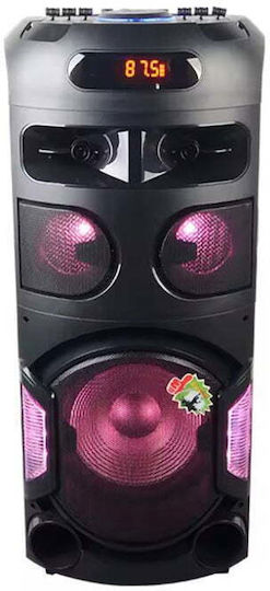 Bluetooth-Lautsprecher 130W mit Radio Schwarz MT-1209