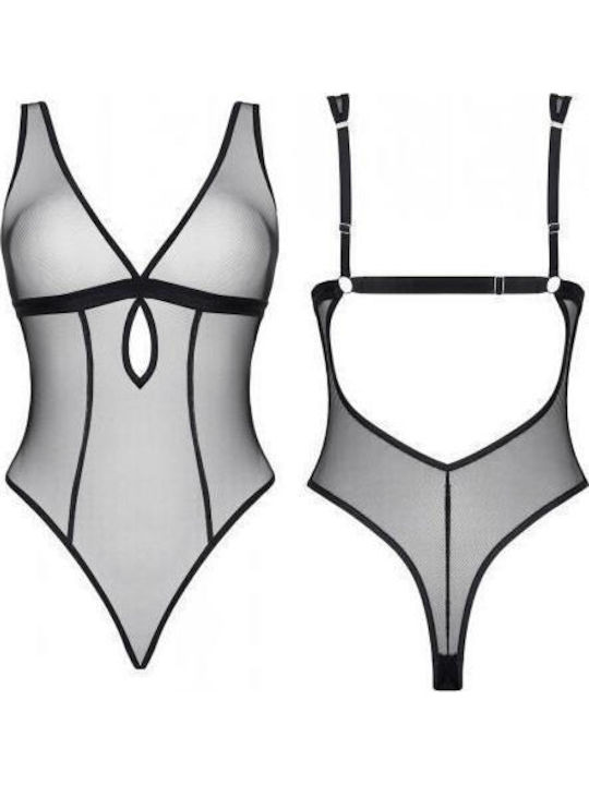 Boss Of Toys Ladyx Mireia Sexy Bodysuit Gittermuster Schwarz