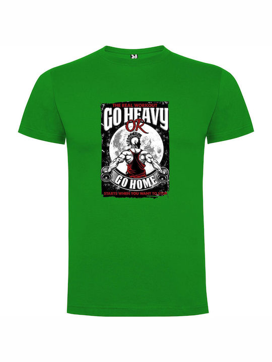 iLovePrints Heavy Metal Reigns T-shirt Green