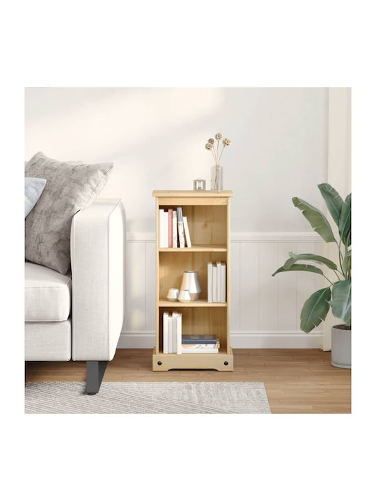 Bibliotecă Corona Solid Pine Wood Solid Pine Wood 46x29x100cm