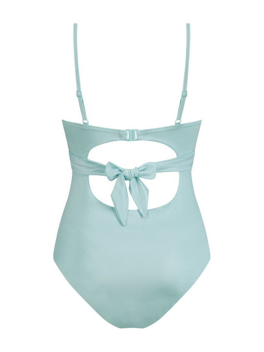 Цял Бански с Отвори Eggshell Blue