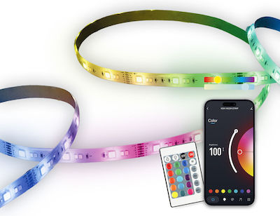 Ksix LED Strip RGB Length 5m with Remote Control