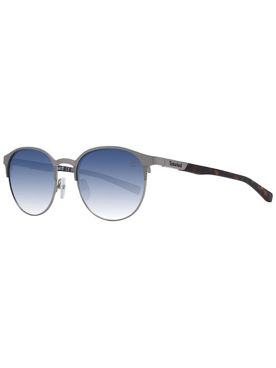 Timberland Sunglasses with Gray Metal Frame and Blue Gradient Lens TB9313 09D