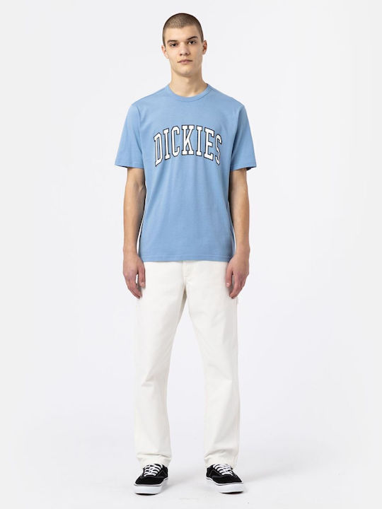 Duck Canvas Carpenter Trousers in Straight Line Stone Washed Cloud