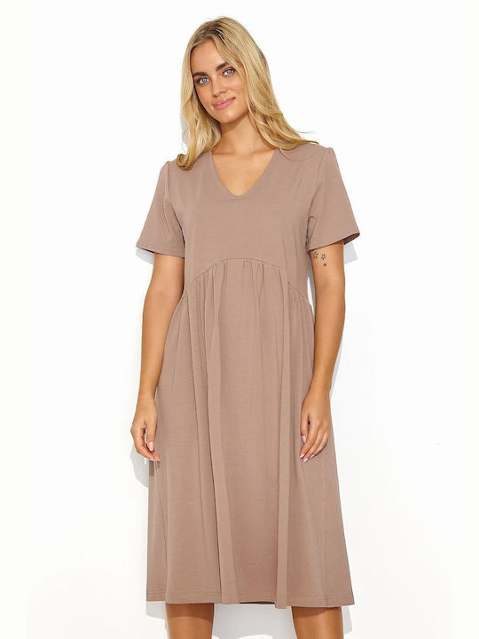 Makadamia Dress Brown