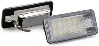 Φώτα Πινακίδας Led για Audi Q7 / A3 / A4 / A6 / A8 / RS4 / RS6 / S6 2τμχ