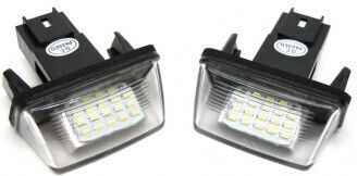 Светлини за регистрационната табела LED за Audi A7 Citroen Saxo / Xsara Peugeot 206 Volkswagen T1 2бр
