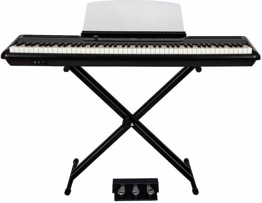 Parker Elektrisch Bühne Klavier JDP-30 mit 88 Gewichtet Tasten Schwarz