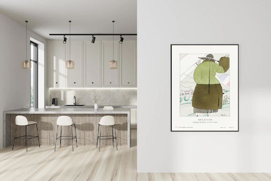 Relation, Manteau De Sports, De Paul Poiret (1921) By Charles Martin, Published In Gazette Du Bon Ton Painting on Canvas 50x80cm