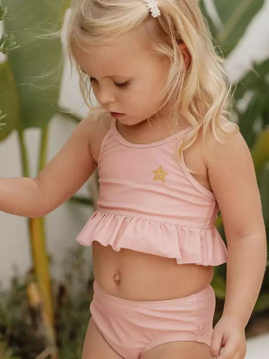 Little Dutch Costum de baie pentru copii Bikini Starfish Pink