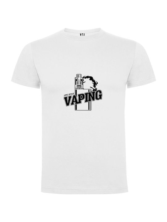 iLovePrints Vaporeign Blackout T-shirt White